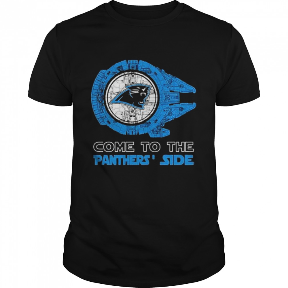 Come to the Carolina Panthers’ Side Star Wars Millennium Falcon shirt