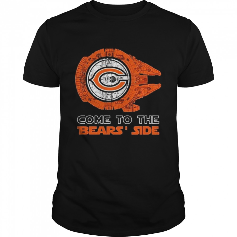 Come to the Chicago Bears’ Side Star Wars Millennium Falcon shirt Classic Men's T-shirt