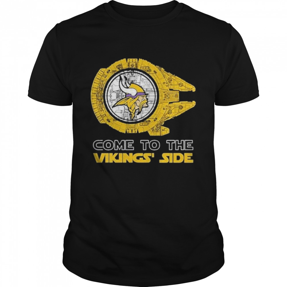 Come to the Minnesota Vikings’ Side Star Wars Millennium Falcon shirt