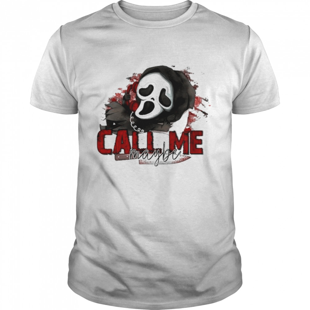 Ghostface Horror Movie Character call me maybe shirt Classic Men's T-shirt