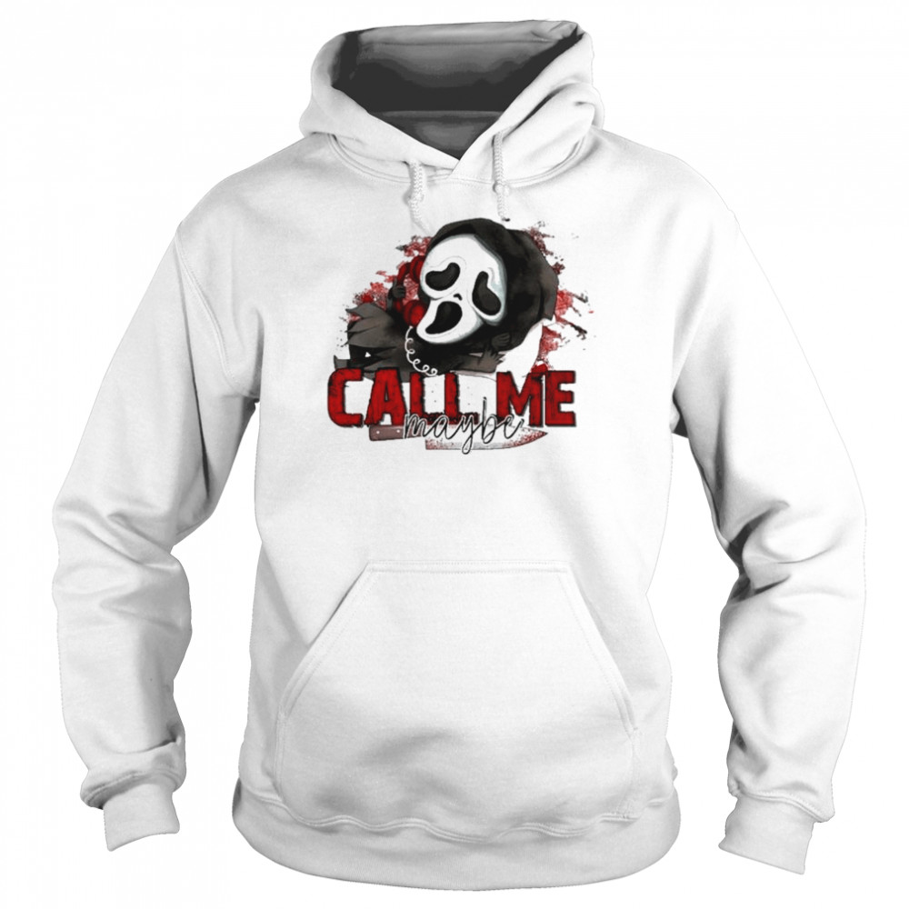 Ghostface Horror Movie Character call me maybe shirt Unisex Hoodie