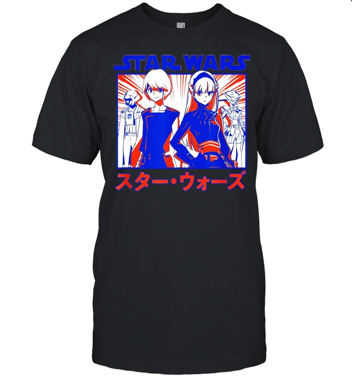 Star Wars Visions Anime Twins T-shirt Classic Men's T-shirt