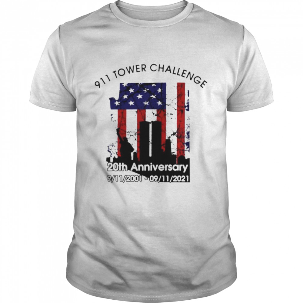 9 11 tower challenge 20th Anniversary shirt