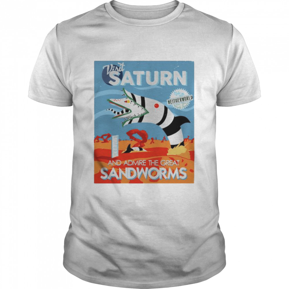 Beetlejuice visit saturn and admire the great sandworms shirt Classic Men's T-shirt