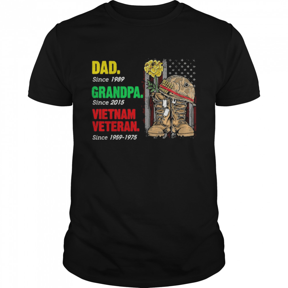dad 1989 grandpa vietnam veteran 1959 2975 shirt