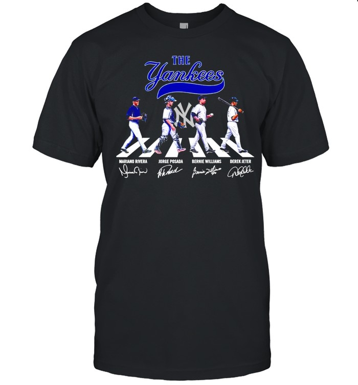 The Yankees Abbey Road signatures shirt