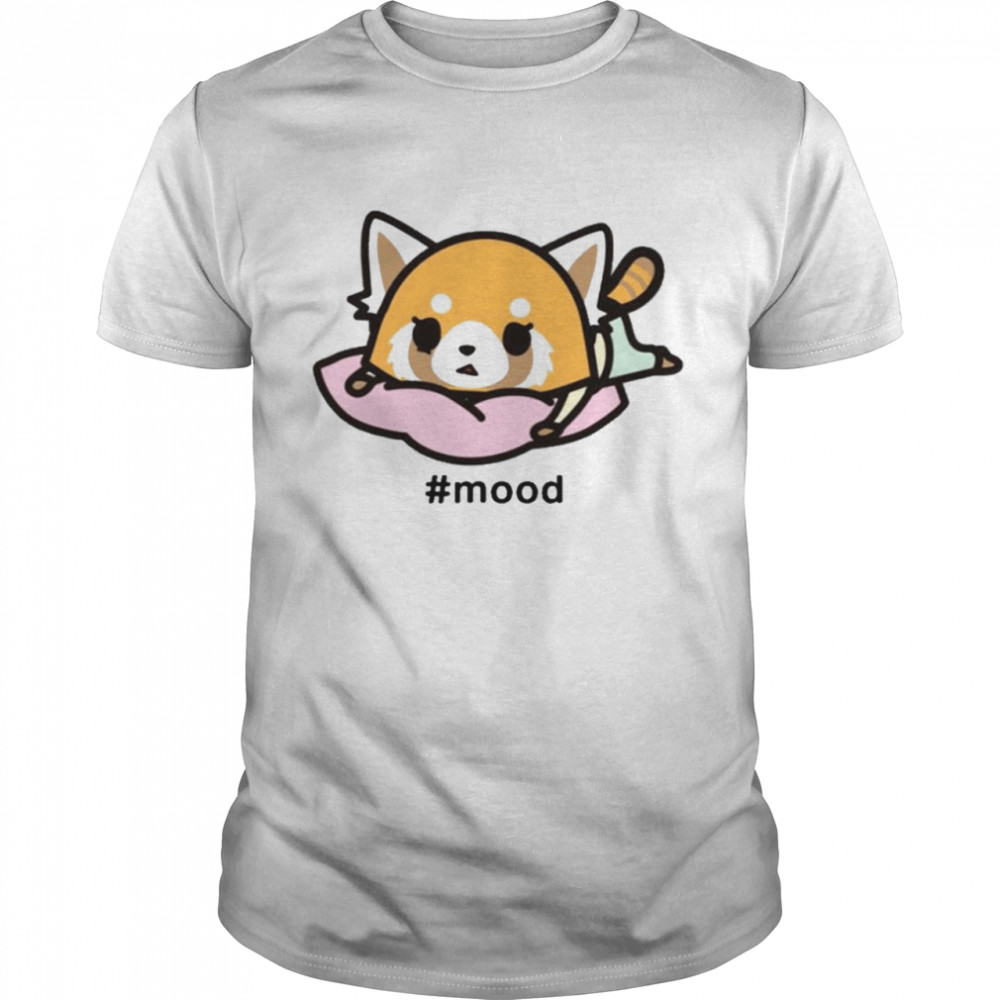 aggretsuko mood stressed out camiseta sanrio shirt Classic Men's T-shirt