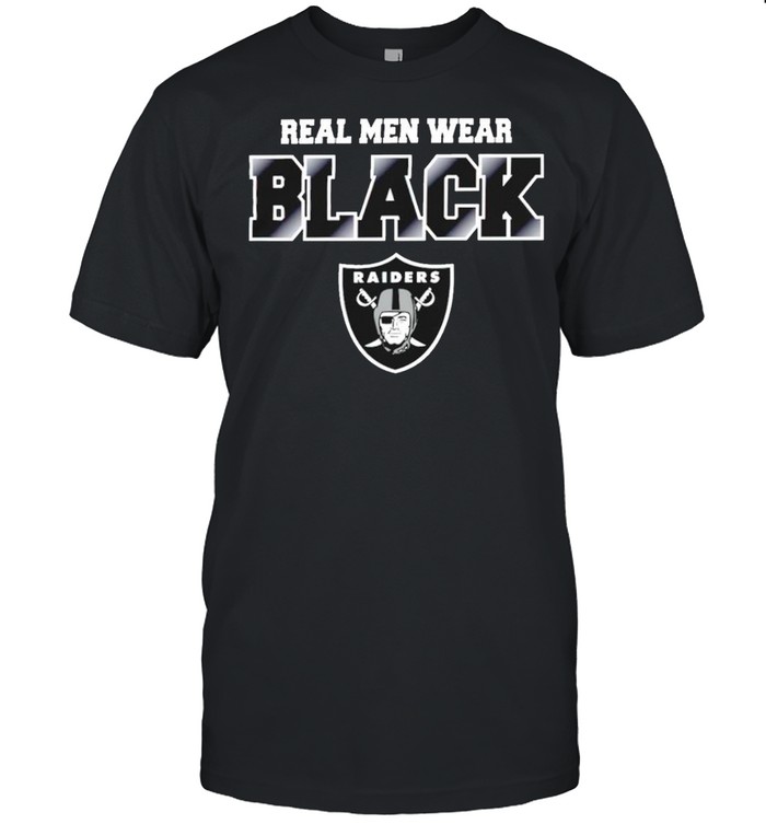 Las Vegas Raiders real men wear black shirt Classic Men's T-shirt