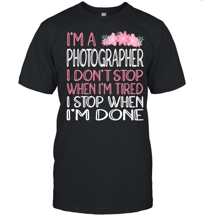 When We’re Done Photographer shirt Classic Men's T-shirt