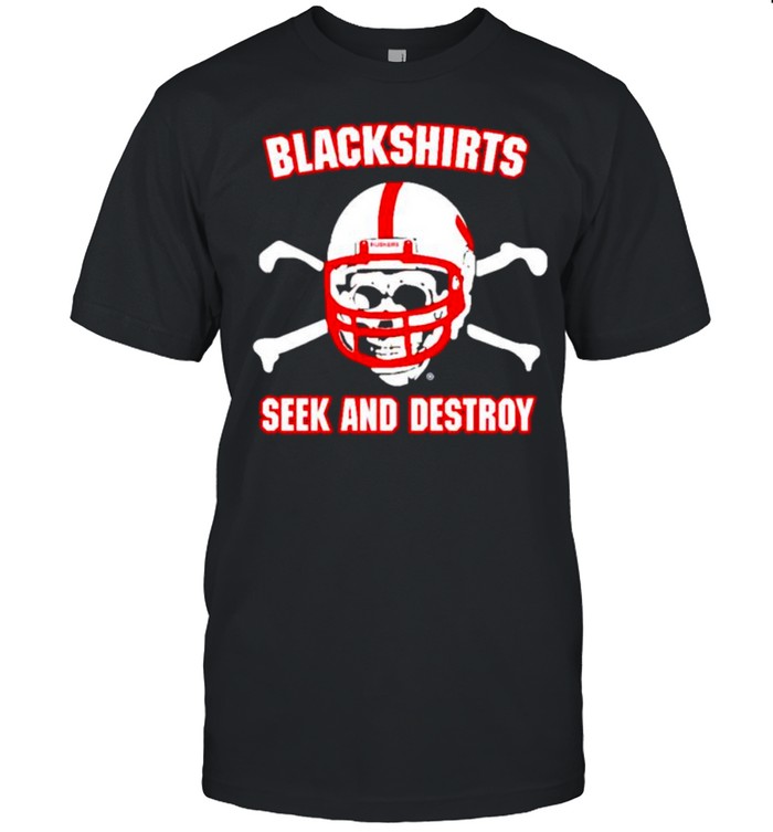 Nebraska blackshirts seek and destroy shirt Classic Men's T-shirt