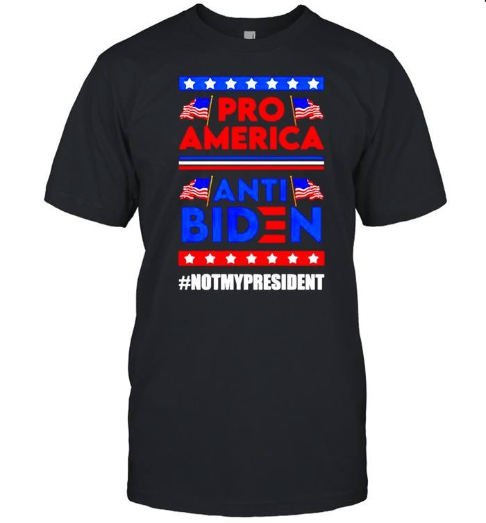 Pro American anti Biden not my president shirt Classic Men's T-shirt