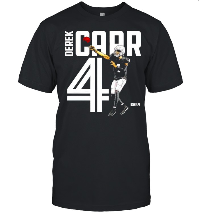 Las Vegas Raiders Derek Carr #4 inline shirt