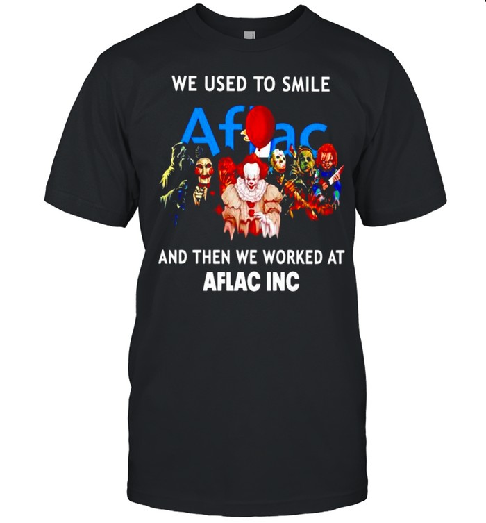 Horror Halloween we used to smile and then we worked at Aflac Inc shirt Classic Men's T-shirt
