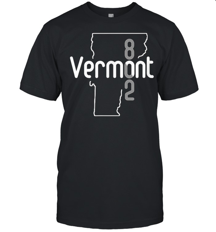 Vermont 802 State Area Code shirt