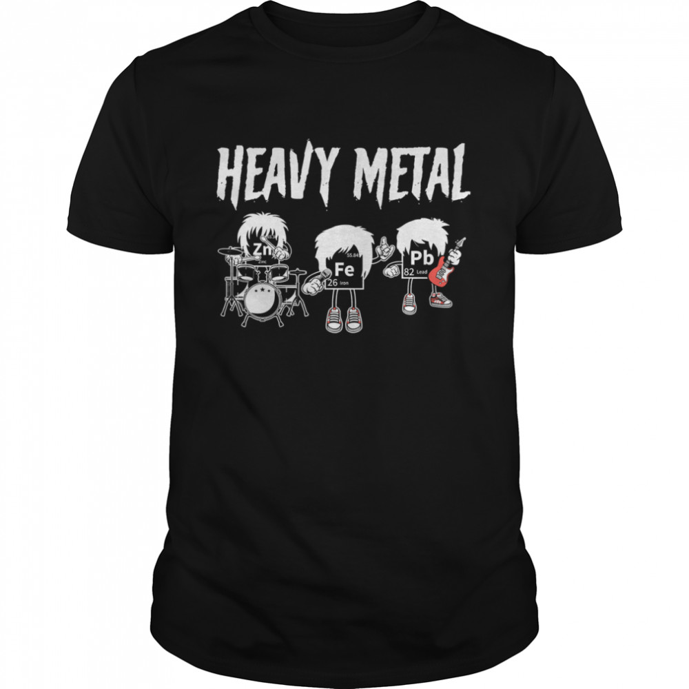Heavy Metals Fe Pb Zn Iron Lead Zinc Chemistry and Science shirt Classic Men's T-shirt