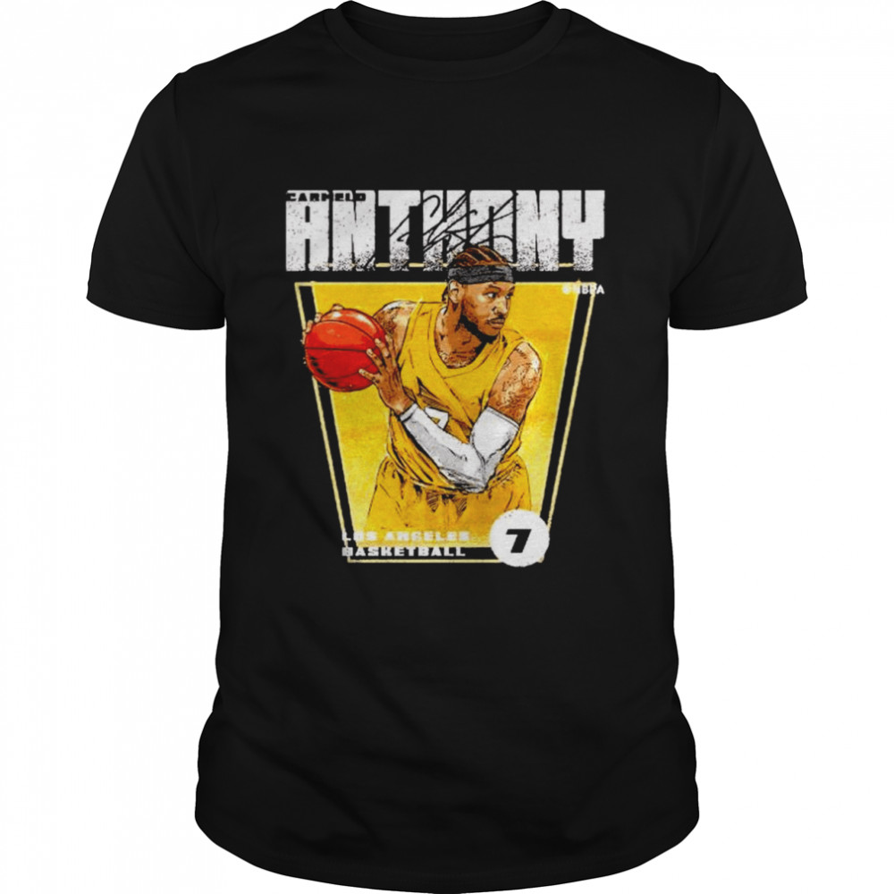 Los Angeles Lakers Carmelo Anthony #7 signature shirt