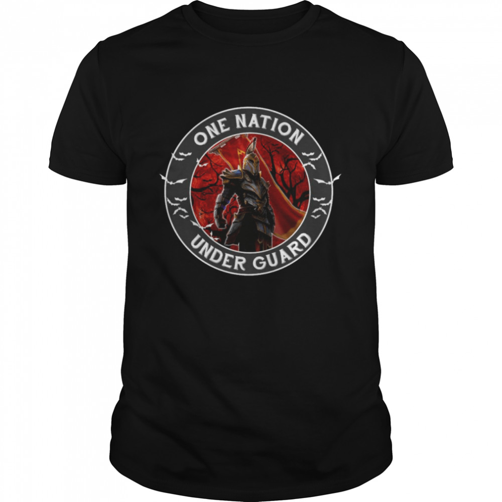 One Nation Under Guard Halloween 2021 T-shirt Classic Men's T-shirt