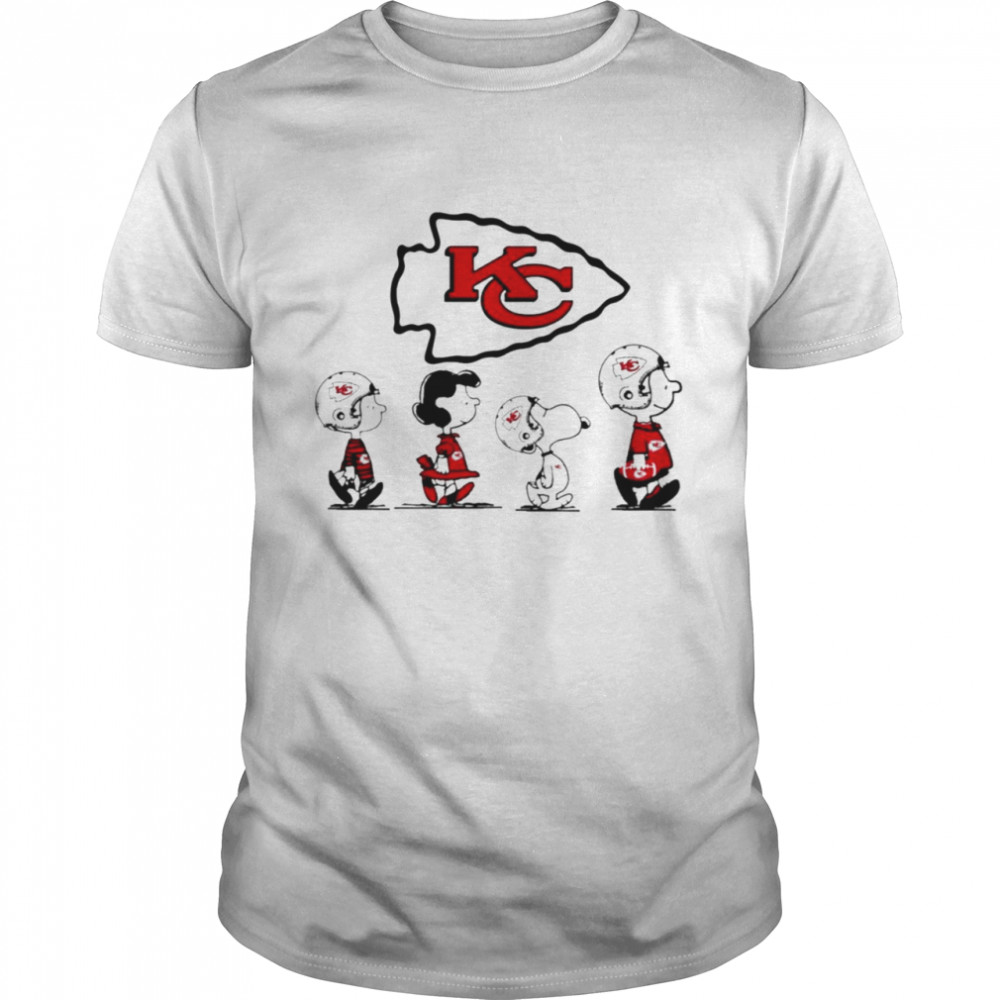Peanuts Characters Kansas City Chiefs Football shirt Classic Men's T-shirt
