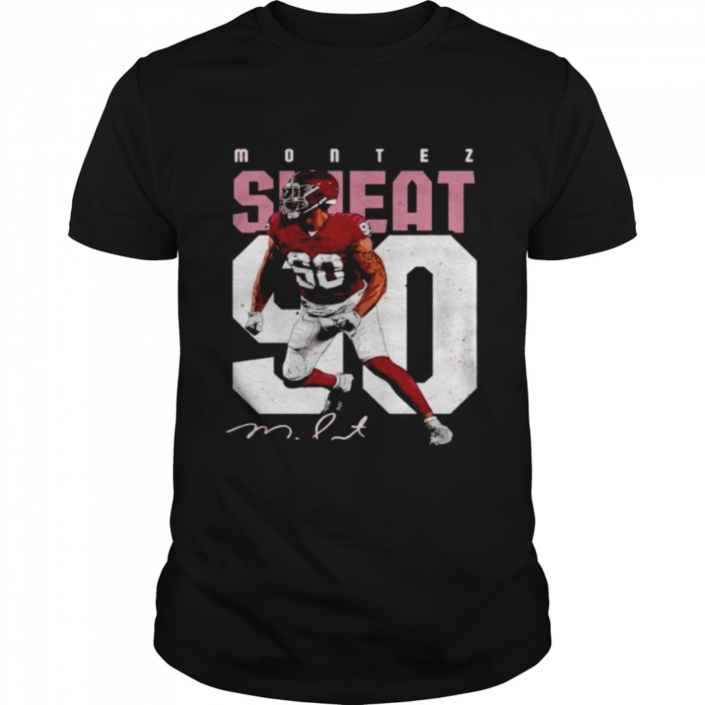 Washington football Montez Sweat signature shirt Classic Men's T-shirt