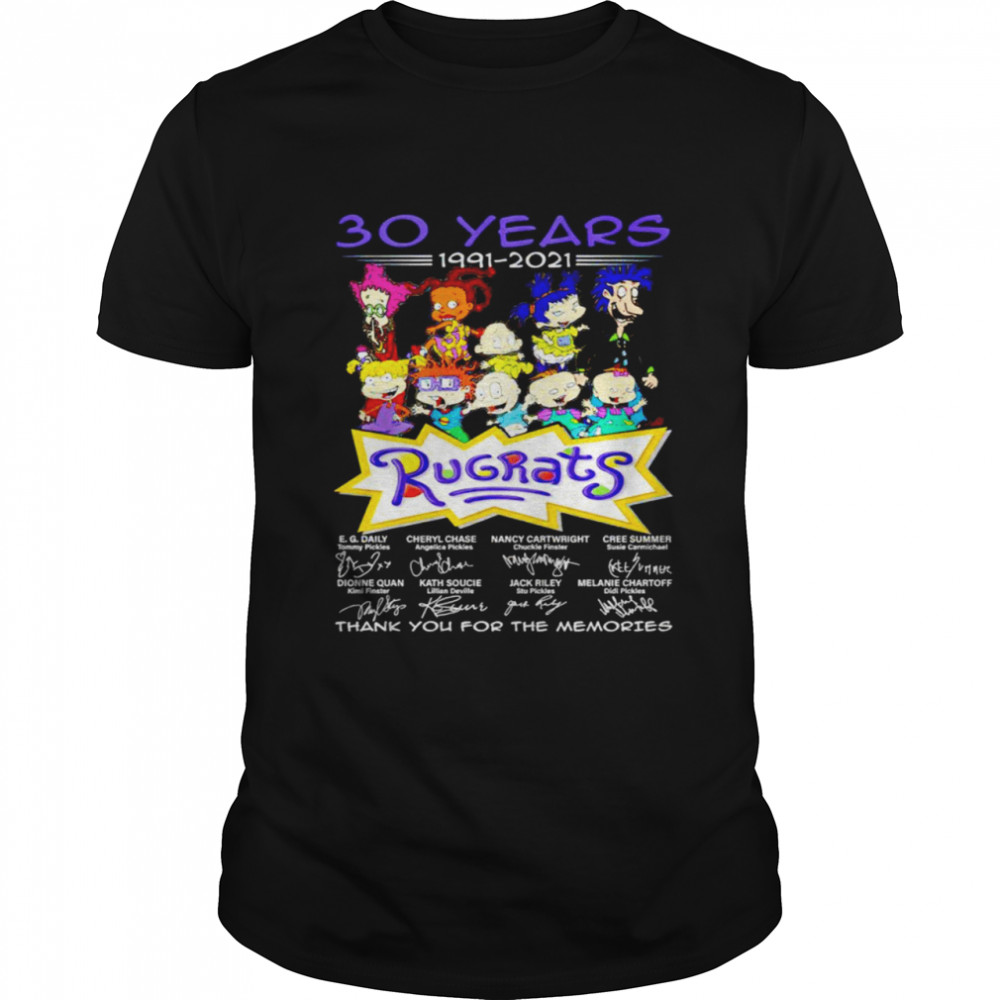30 years 1991 2021 Rugrats signatures thank you for the memories shirt Classic Men's T-shirt