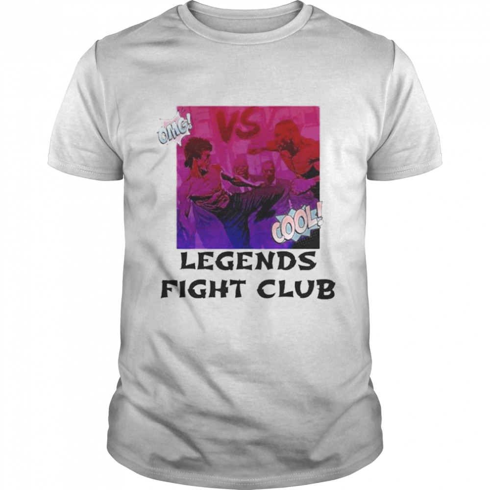 Bruce Lee vs Mike Tyson legends fight club shirt Classic Men's T-shirt