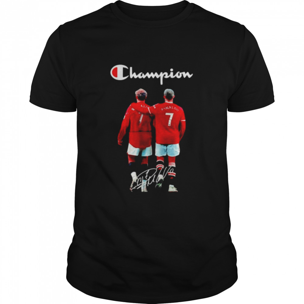 Men’s Champion Manchester United Cristiano Ronaldo signature T-shirt Classic Men's T-shirt