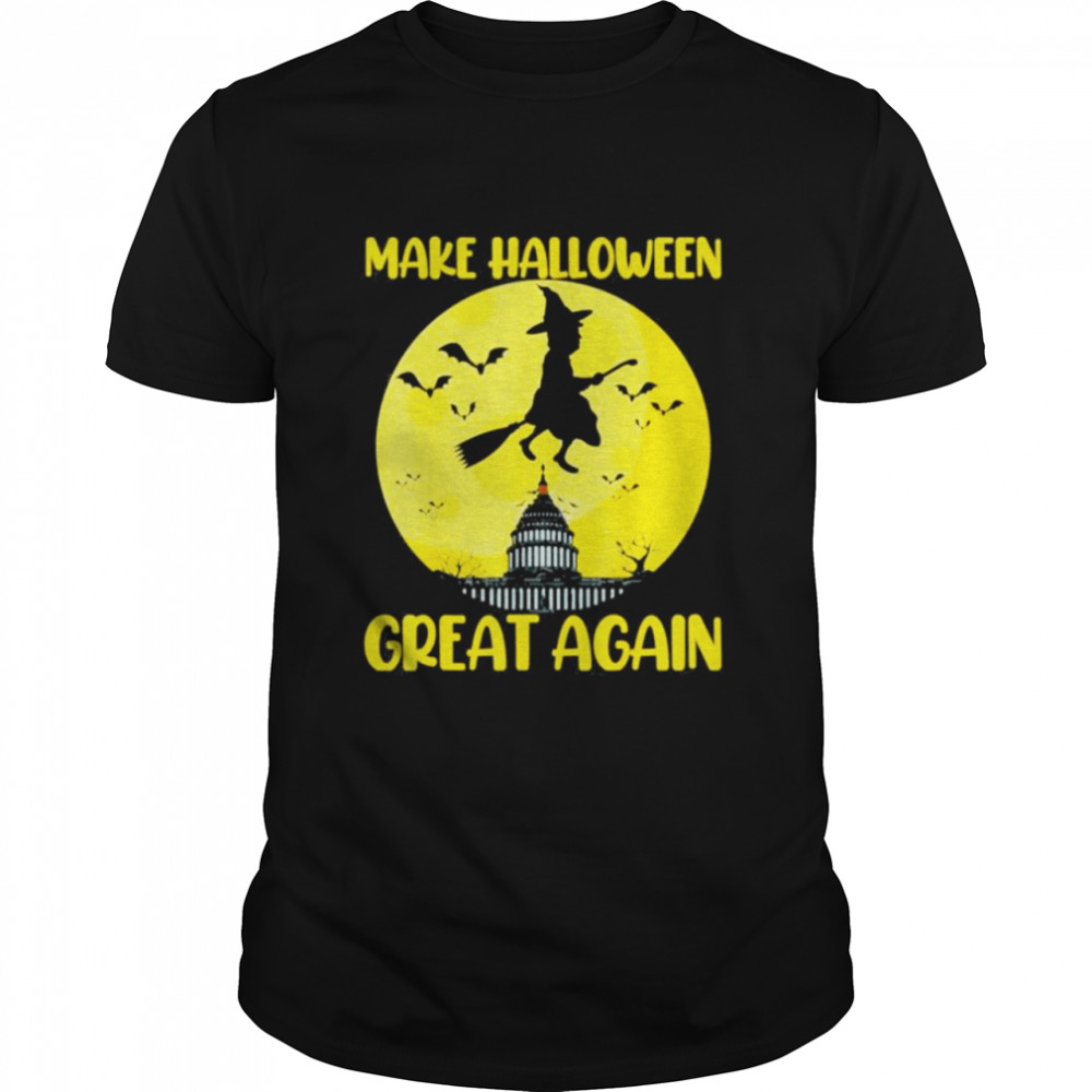 Donald Trump Make Halloween Great Again Halloween Moon shirt