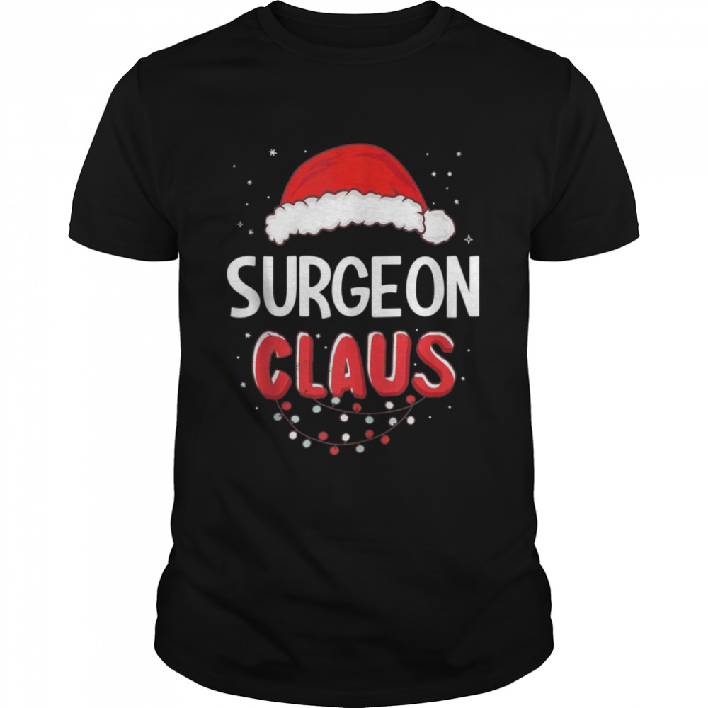 Surgeon Santa Claus Christmas Matching Costume  Classic Men's T-shirt
