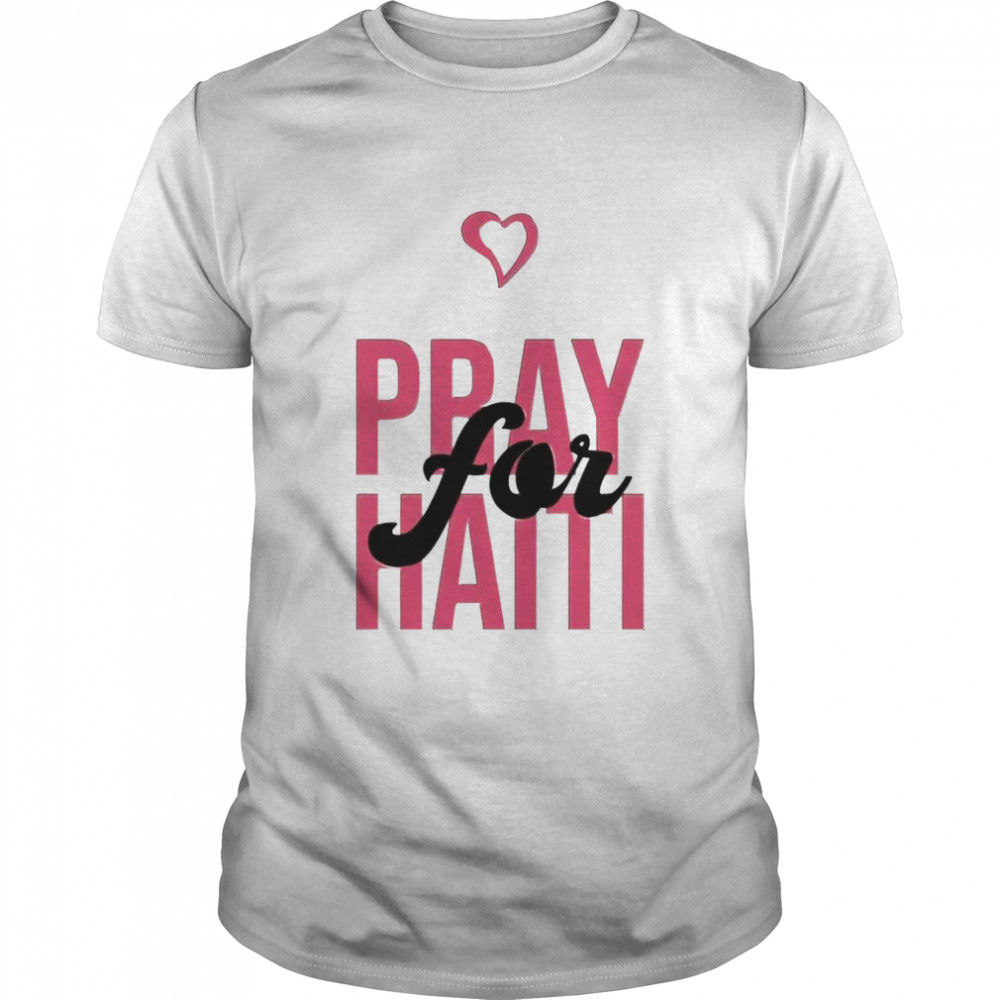 Waydamin Pray for Haiti shirt Classic Men's T-shirt