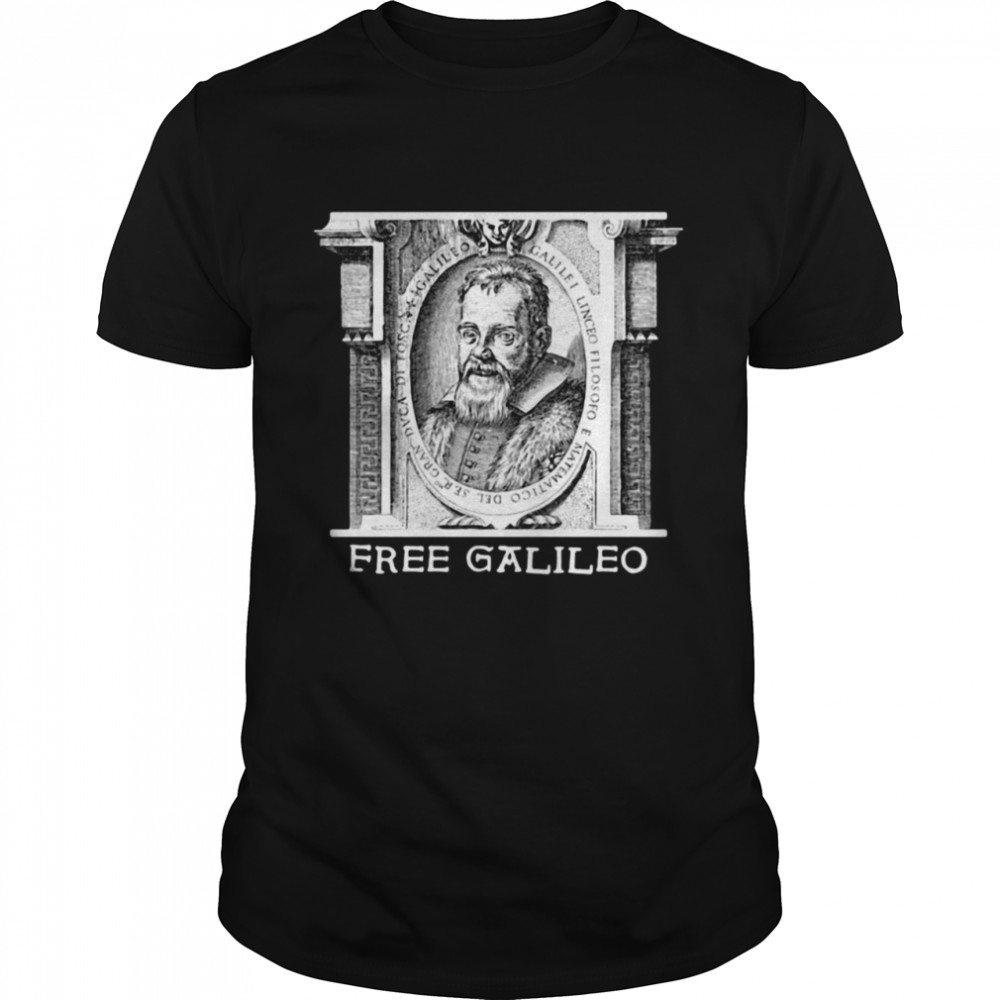 Free Galileo Galilei Science Vintage T-shirt Classic Men's T-shirt