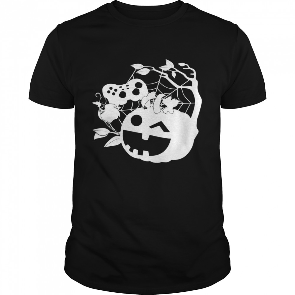 Halloween Jack O Lantern Gamer Pumpkin shirt Classic Men's T-shirt