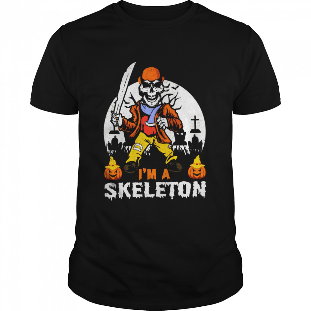 I Am a Skeleton Halloween shirt Classic Men's T-shirt