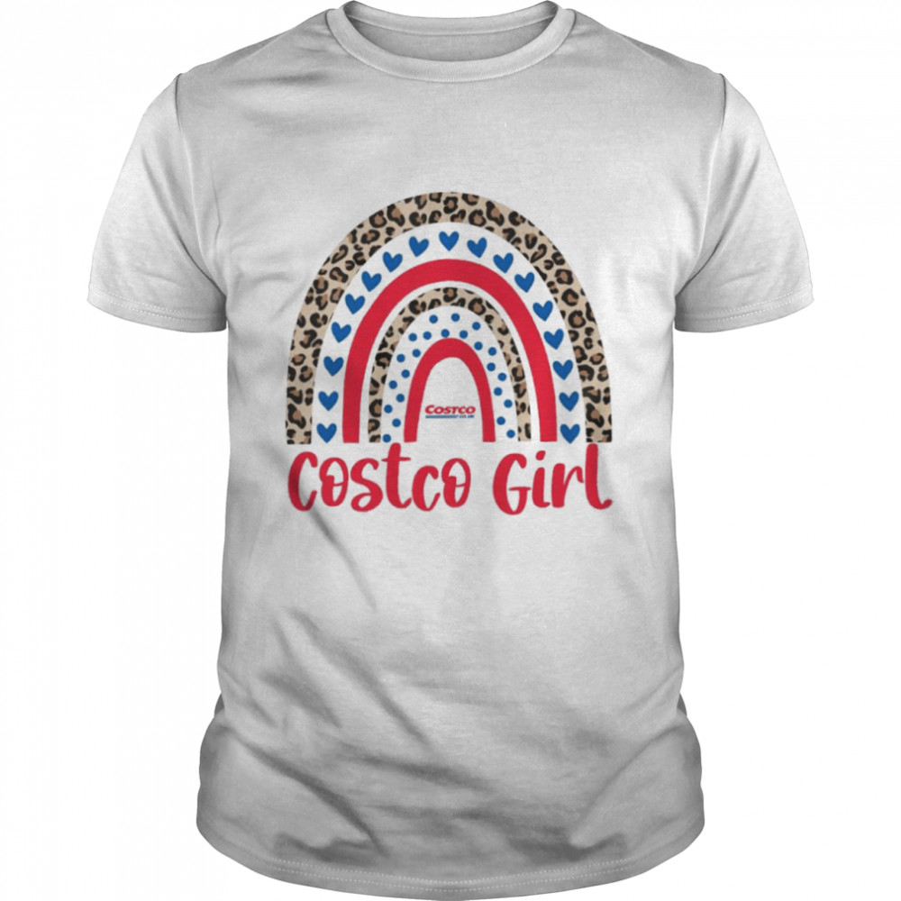 Leopard rainbow costco girl shirt Classic Men's T-shirt