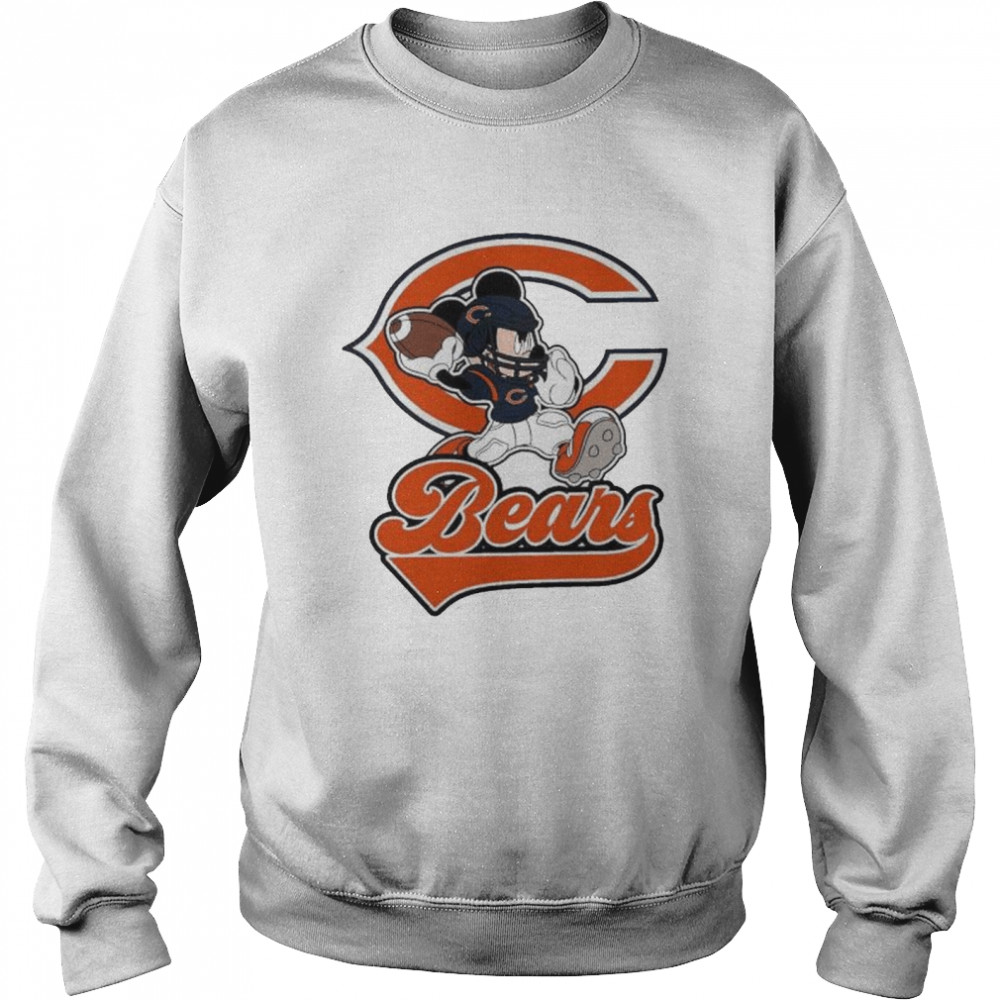 I Love The Bears Mickey Mouse Chicago Bears Sweatshirt 