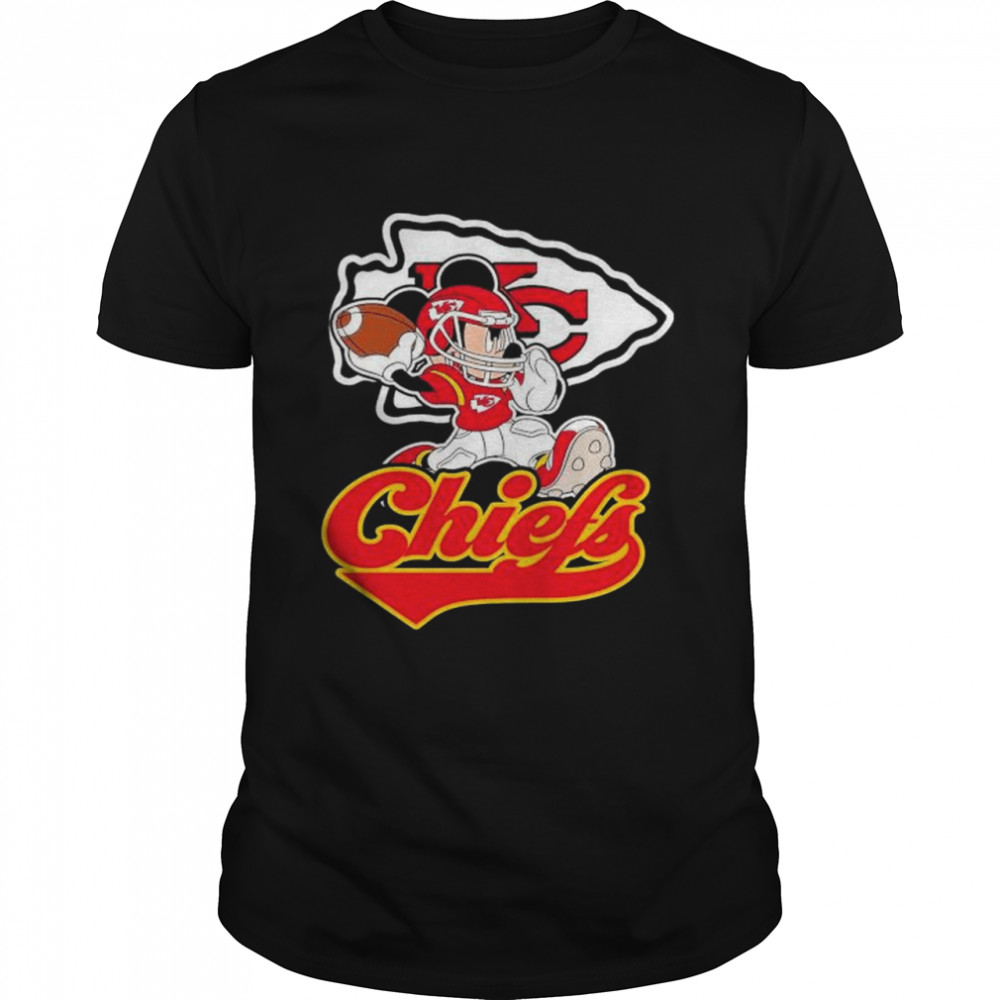 Mickey Mouse Player Kansas City Chiefs shirt Classic Men's T-shirt
