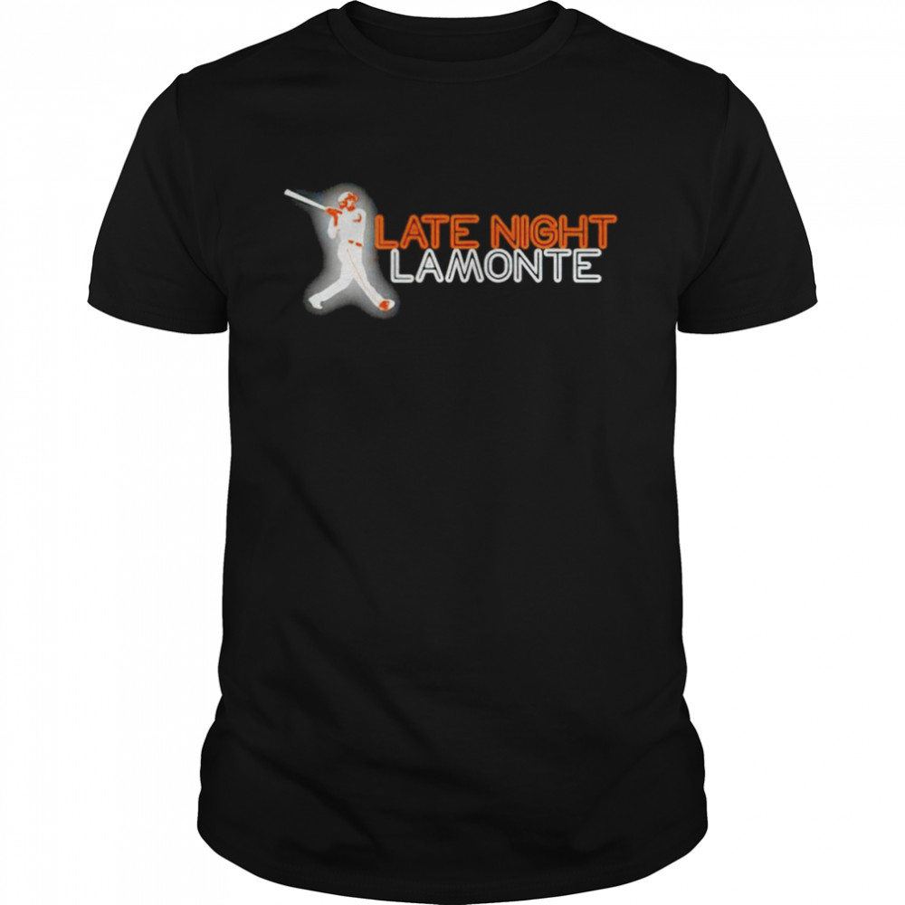 Neon sign Late Night LaMonte shirt Classic Men's T-shirt