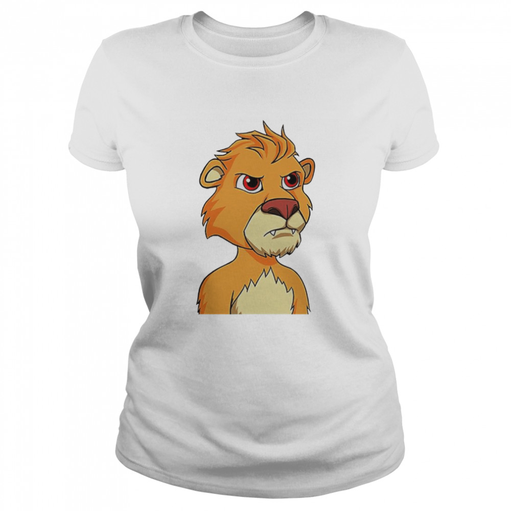 New Lazy Lion Funny shirt Classic Women's T-shirt