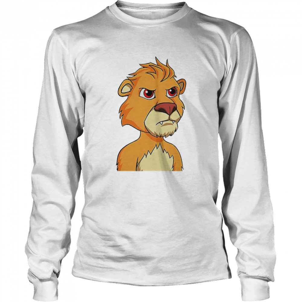New Lazy Lion Funny shirt Long Sleeved T-shirt