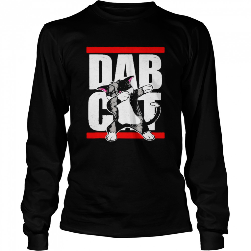 Dab Cat Dabbing Kitty Long Sleeved T-shirt