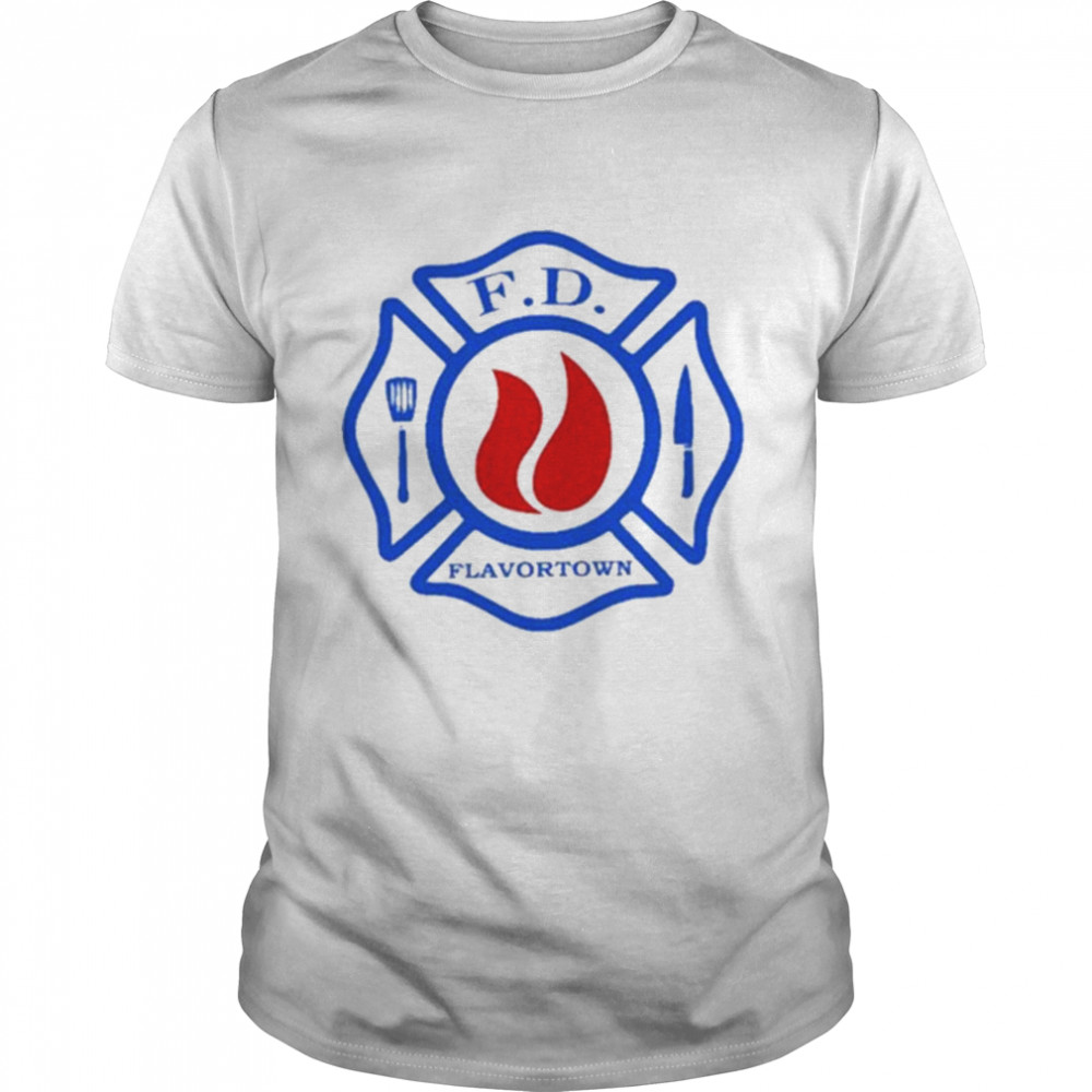 Flavortown fire department guy fire shirt Classic Men's T-shirt