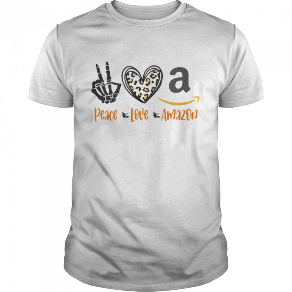 Peace love Amazon Halloween shirt