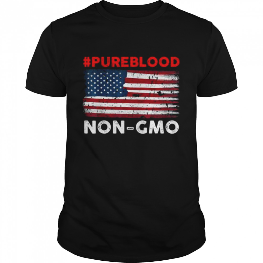 #Pureblood Non-Gmo American flag shirt Classic Men's T-shirt