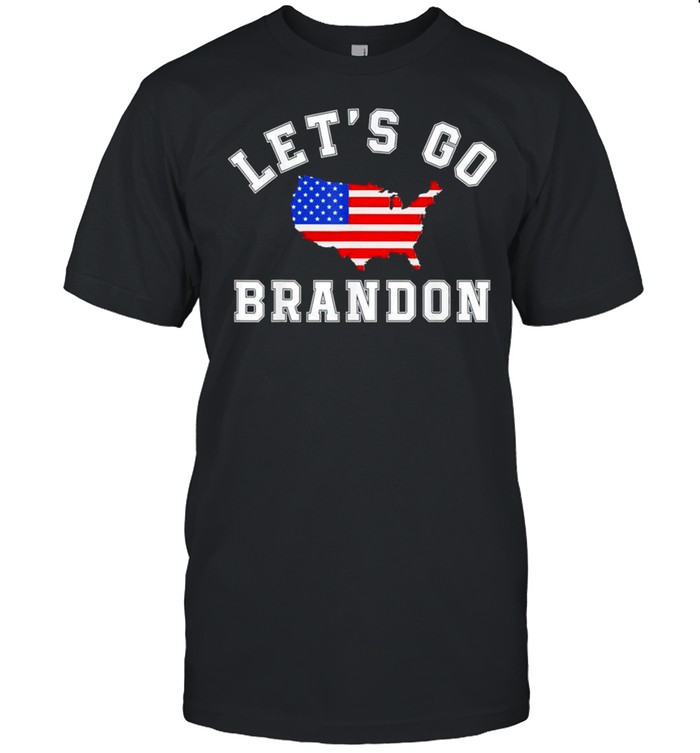 Let’s Go Brandon Conservative Anti Liberal US America Flag T- Classic Men's T-shirt