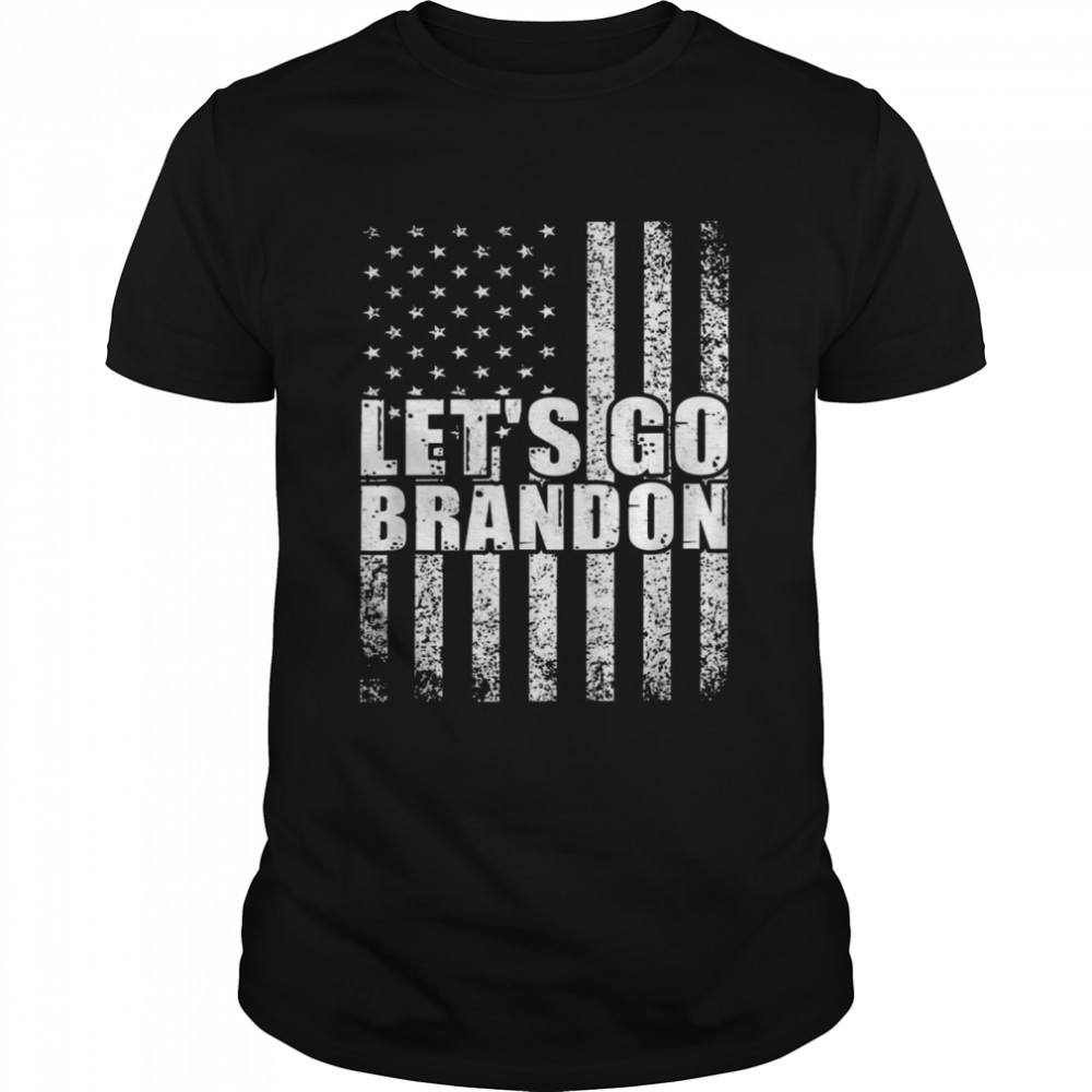 Let’s go brandon the flag shirt Classic Men's T-shirt
