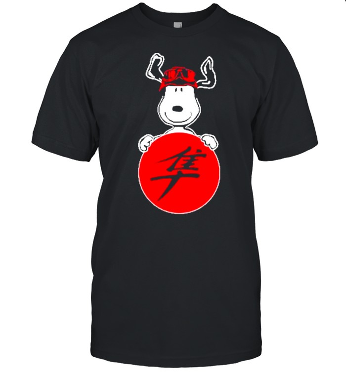 Snoopy hug Hayabusa Logo shirt Classic Men's T-shirt