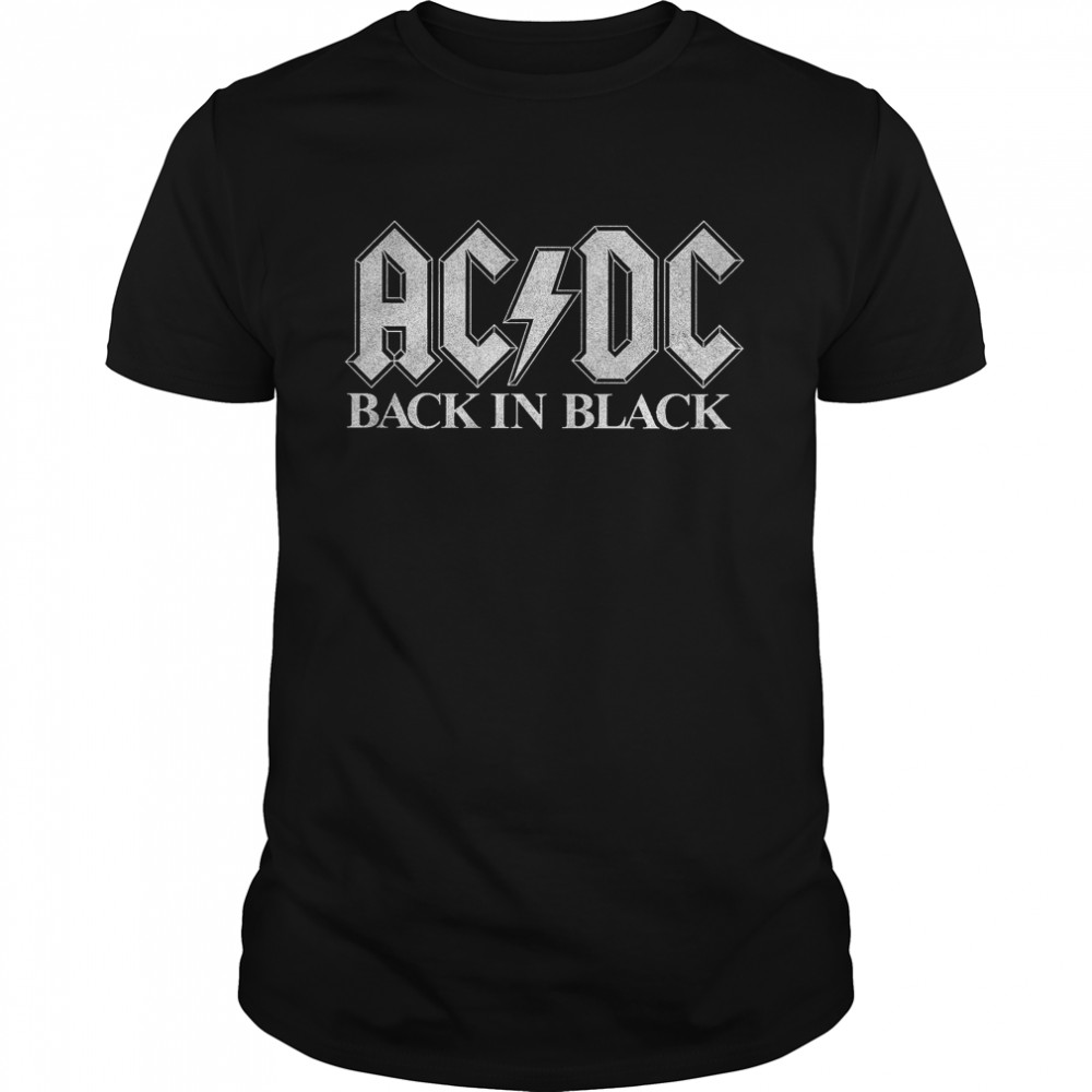 Back In Black ACDC Long Sleeve  Classic Men's T-shirt