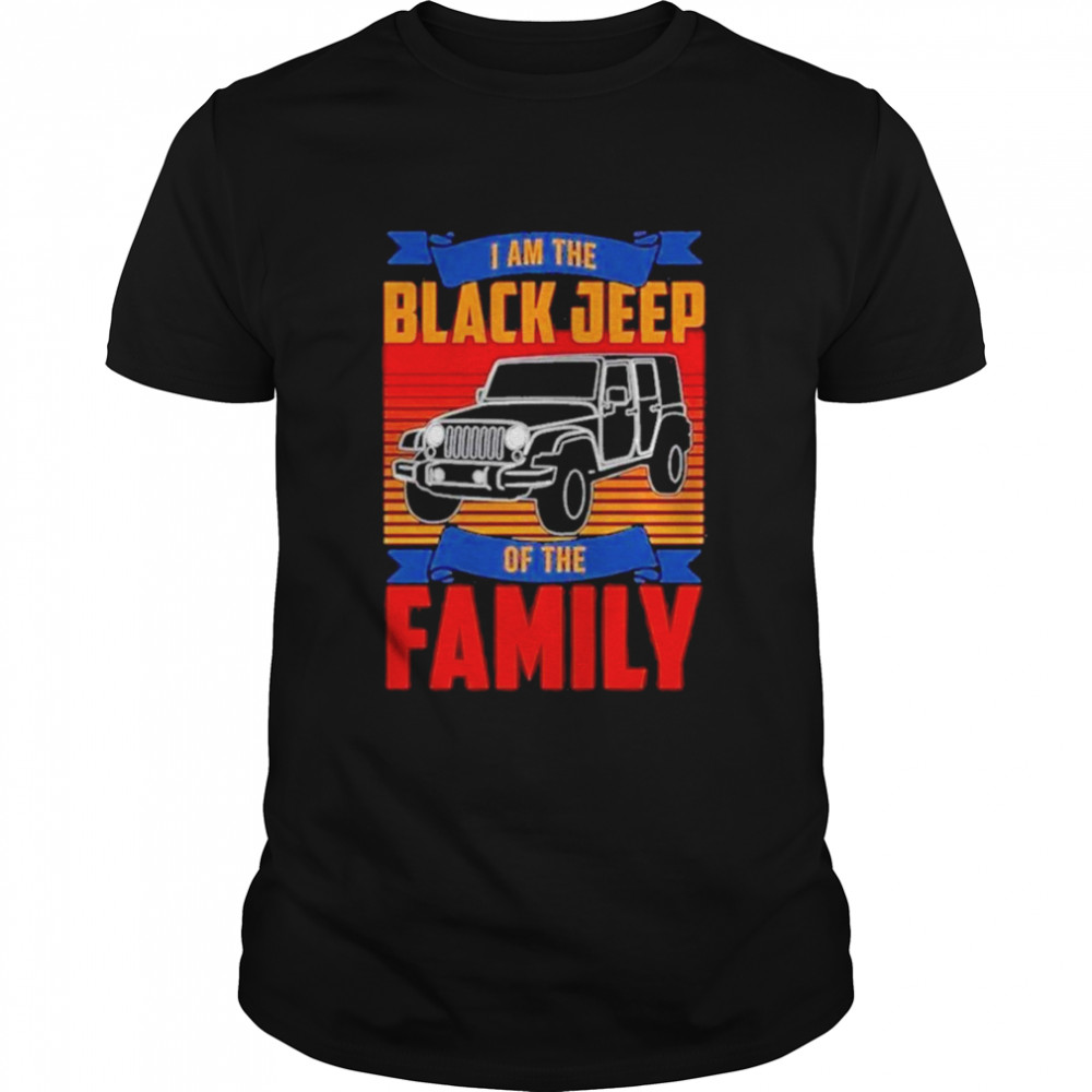 I am the black Jeep of the family vintage shirt Classic Men's T-shirt