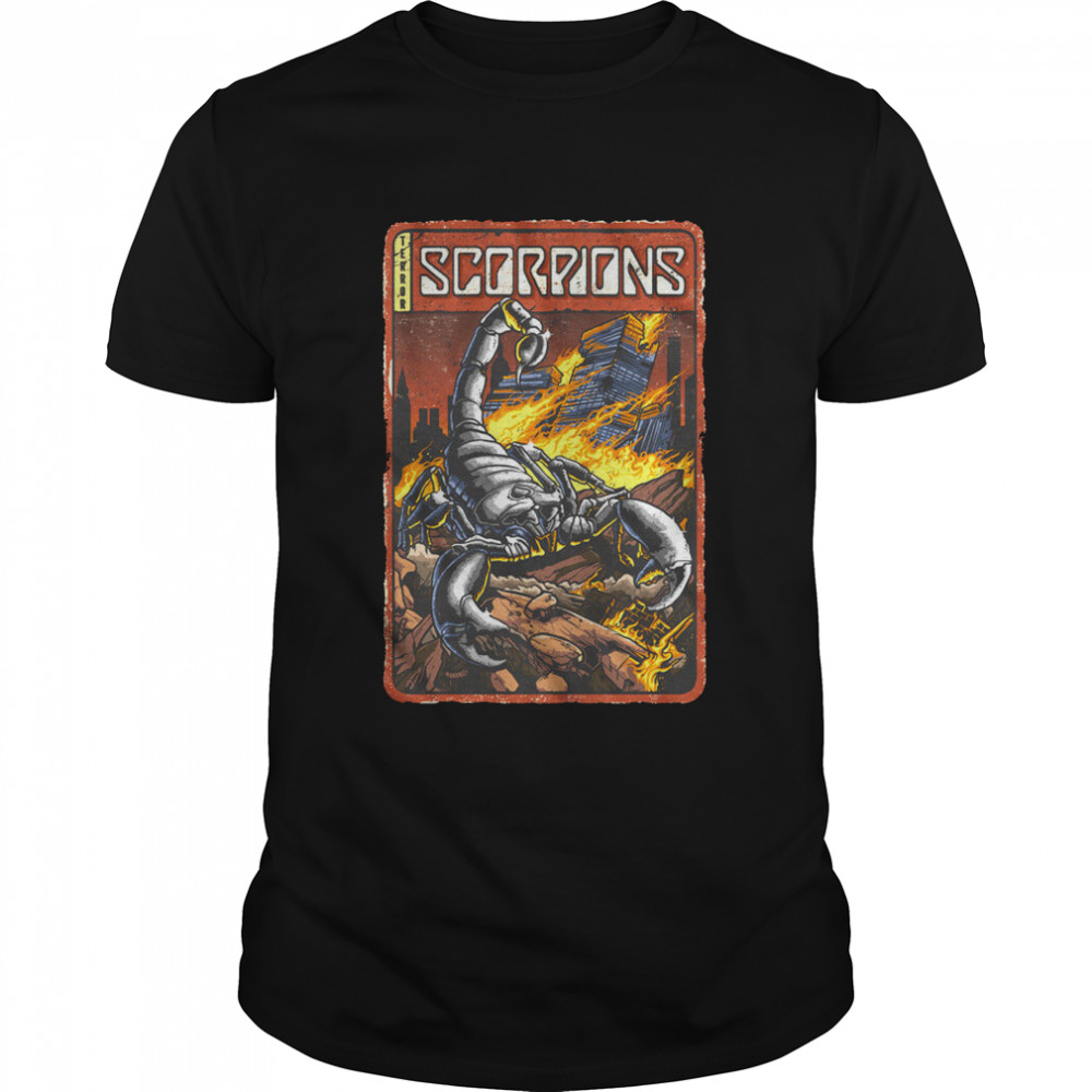 Scorpions Comic Book Terror shirt Classic Men's T-shirt