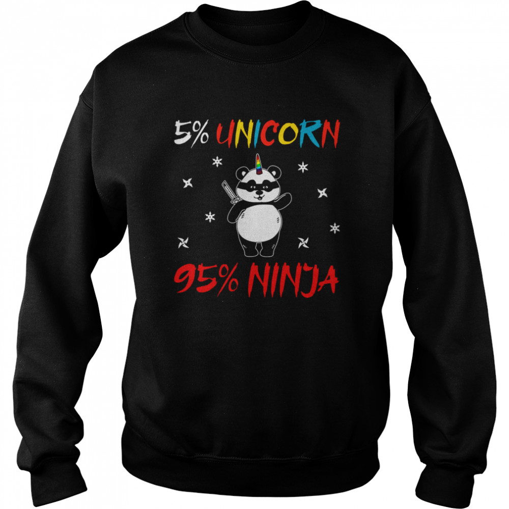 5% Unicorn 95% Ninja Unisex Sweatshirt