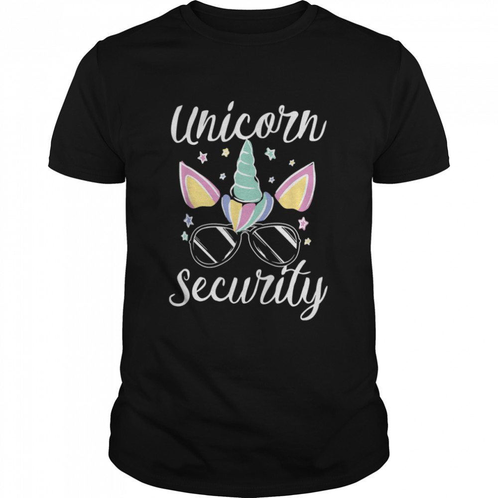 Unicorn Security for a Unicorn Costume Adults Unicorn  Classic Men's T-shirt